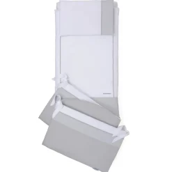 Cameretta Pikkoletto grigio con completo piumone grigio
