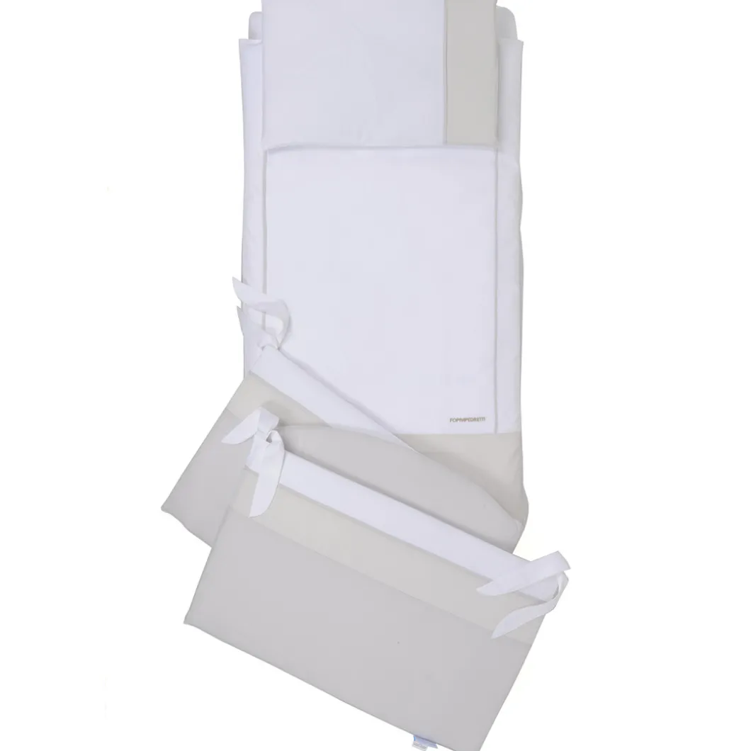 Cameretta Pikkoletto naturale con completo piumone beige