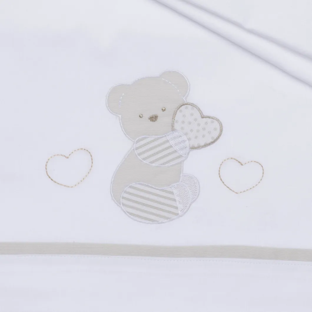 Completo lenzuolino in cotone Dolcecuore