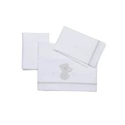 Completo lenzuolino in cotone Dolcecuore