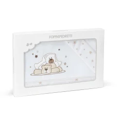 Completo lenzuolino in cotone Pikkoletto Dolcestella