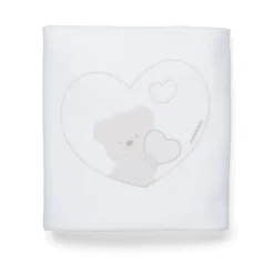 Copertina pile ricamata Dolcecuore