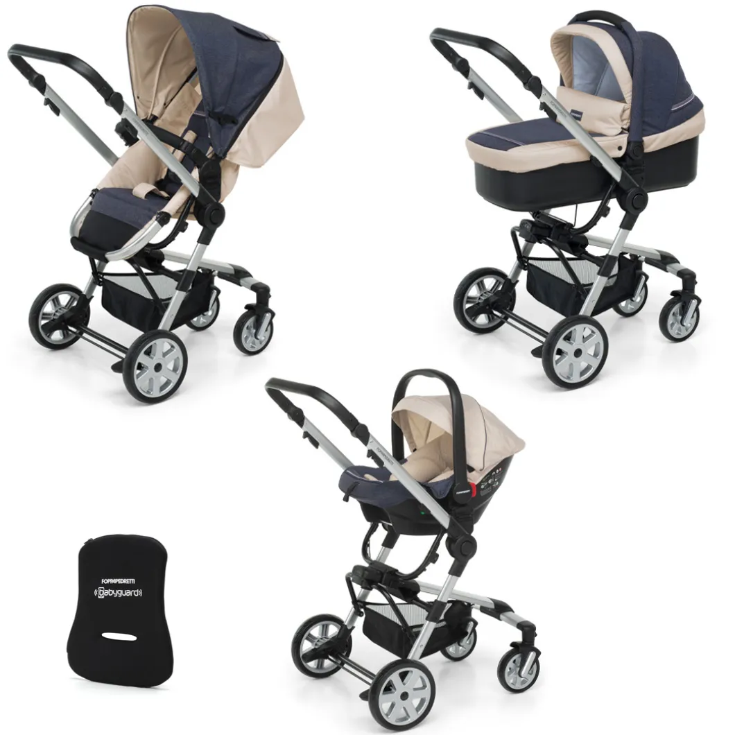 Lista Nascita Supertres i-Size Denim Perla + Babyguard