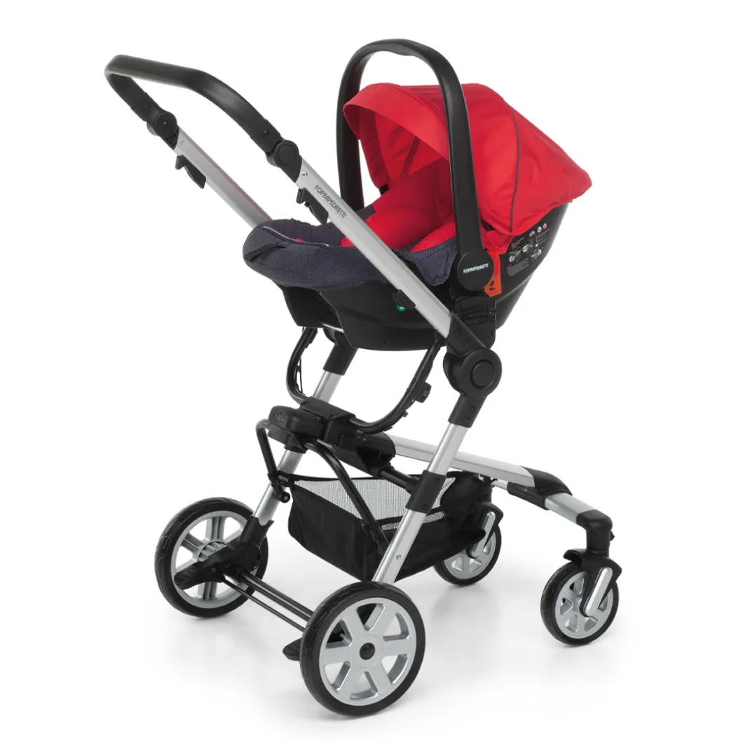 Lista Nascita Supertres i-Size Denim Rosso + Babyguard